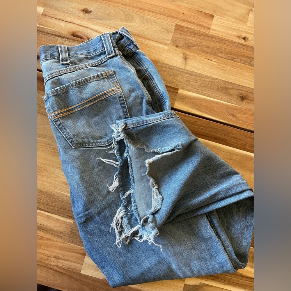 Men’s Cinch Distressed Work Jeans 36x38